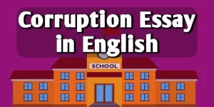 Corruption Essay in English