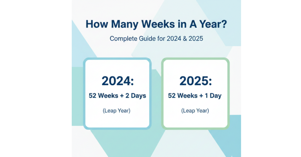 How Many Weeks in a Year? Complete Guide for 2024 & 2025