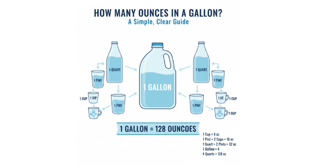 How Many Ounces in a Gallon? A Simple, Clear Guide